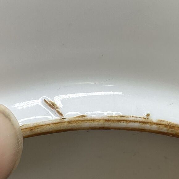 Norcrest Hand Painted Fine China Plate Covered Bridge Winter Scene P-114 Vintage - Picture 6 of 7